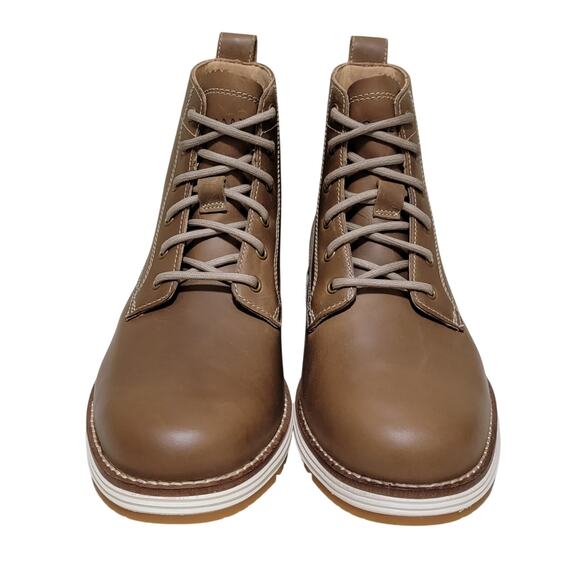 Cole Haan Men Original Grand Waterproof Combat Boots Size US 7M Hawthorn Brown - Picture 4 of 7